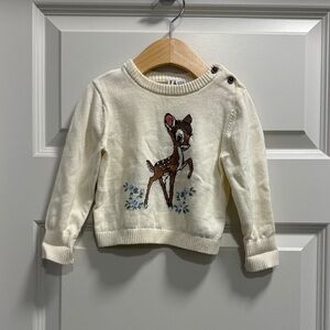 Janie and Jack Bambi Sweat Set